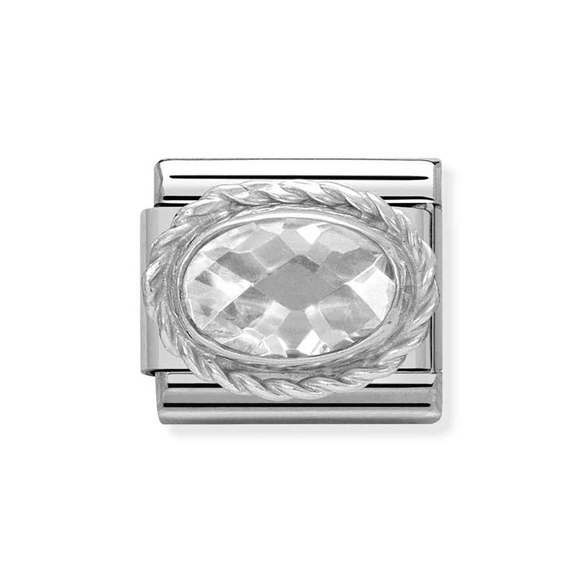 Nomination White Cubic Zirconia Charm