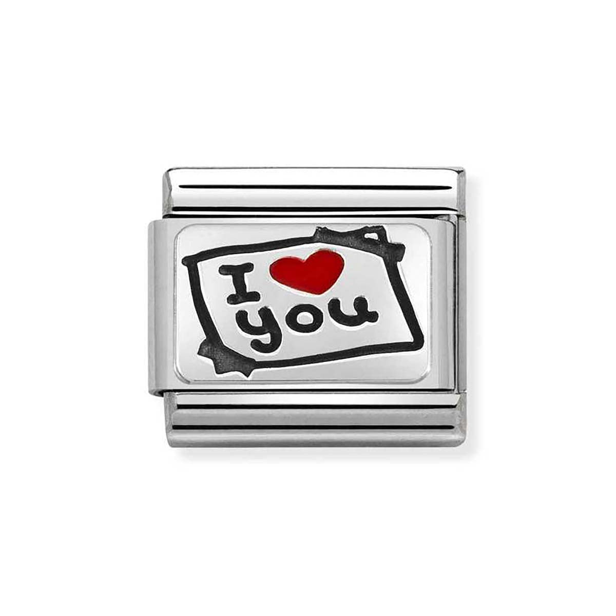Nomination I Love You Post It Charm