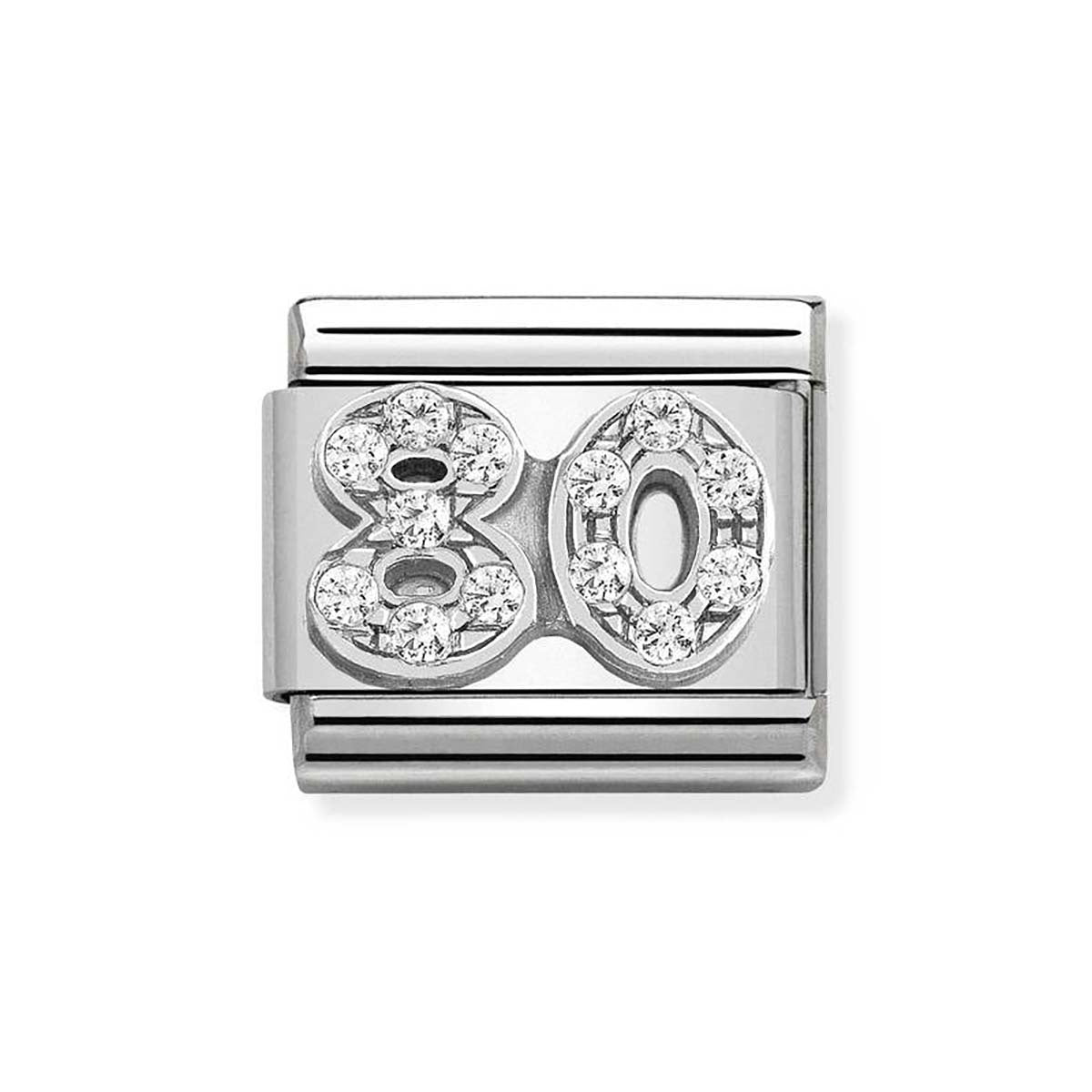 Nomination 80th Birthday Charm