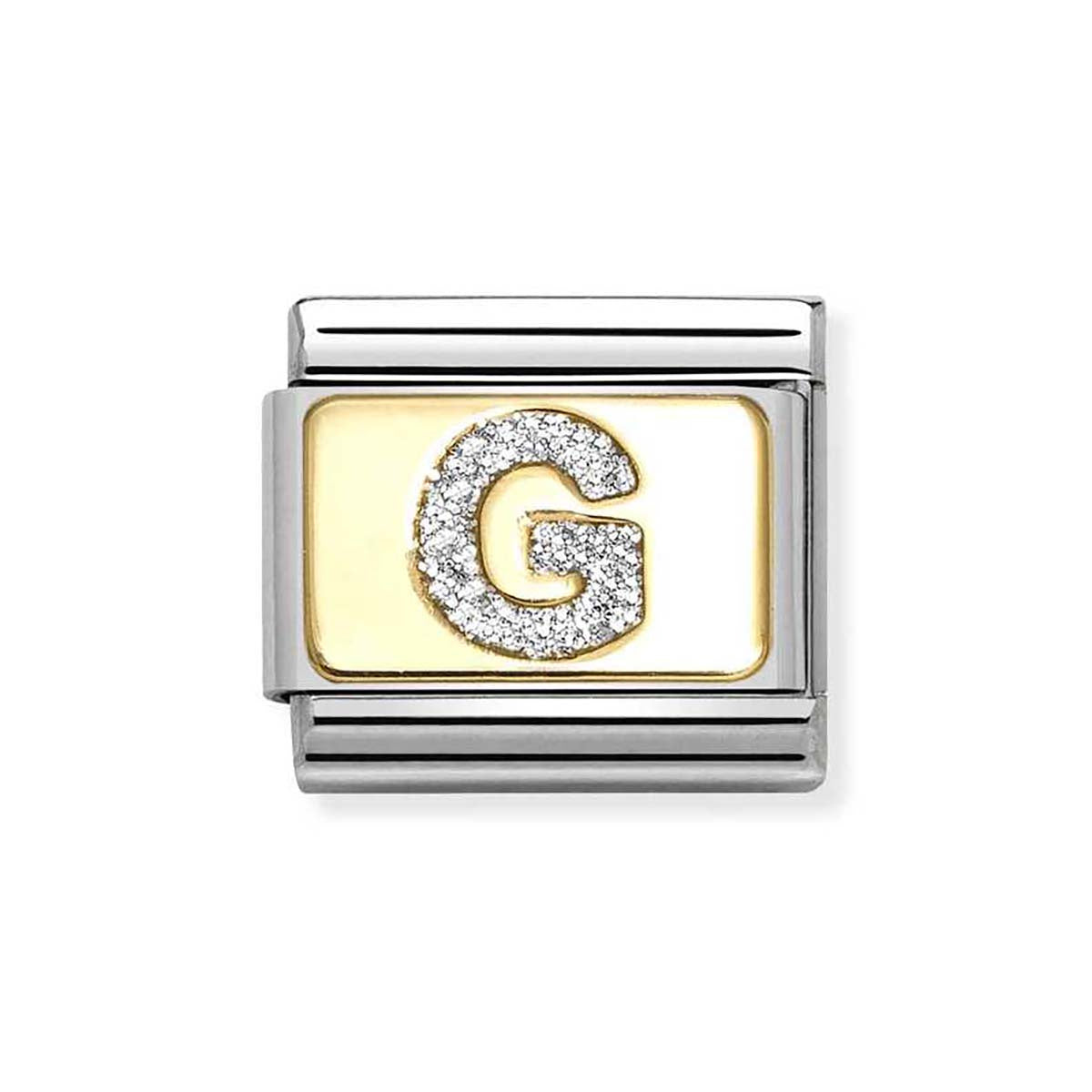 Nomination Gold Glitter G Charm