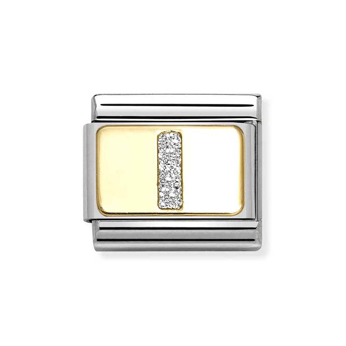 Nomination Gold Glitter I Charm