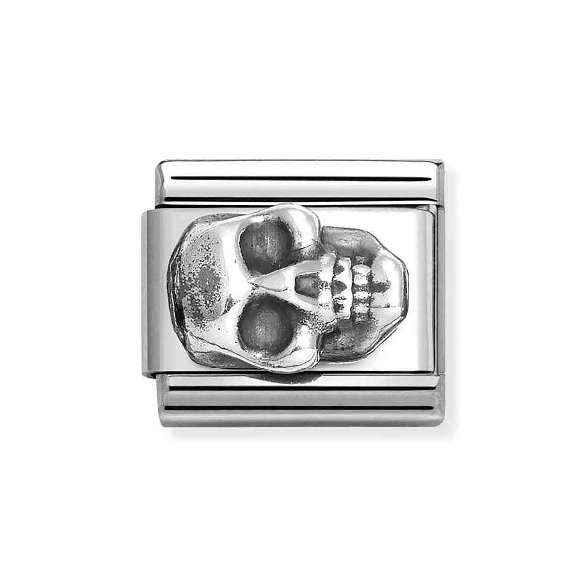 Nomination Silver 3D Skull Charm