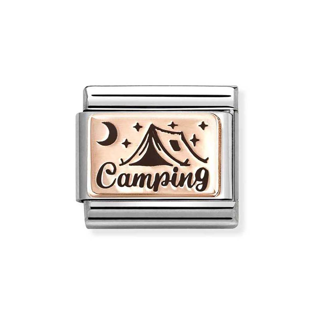 Nomination Rose-Gold Camping Charm