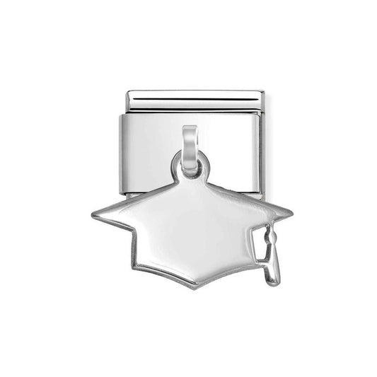 Nomination Engraving Graduation Cap Charm