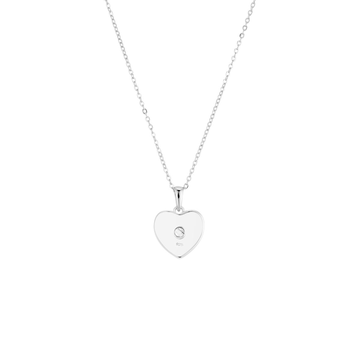 Argento Silver Heart Sundial Ash Locket Necklace