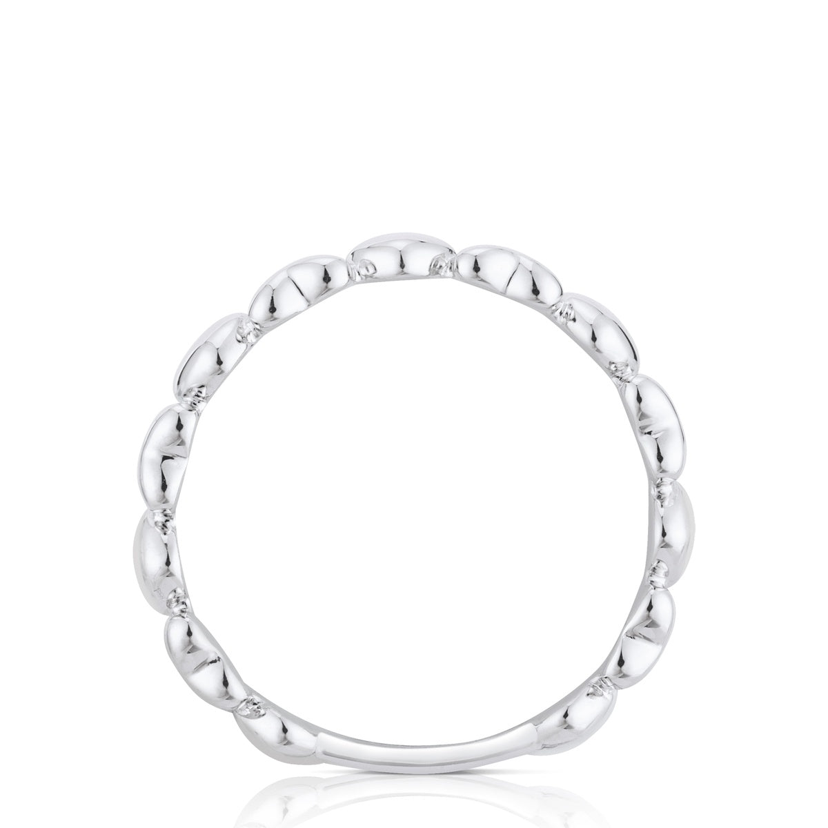 Argento Silver Hearts Band Ring