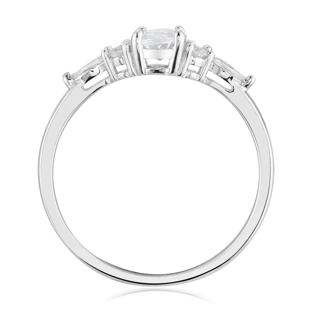 Argento Silver Vintage Oval Custer Ring