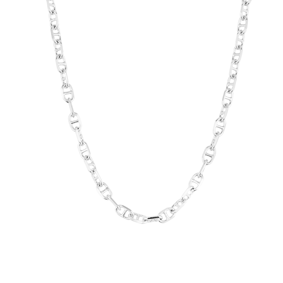 Argento Silver Mini Marinier Chain Necklace