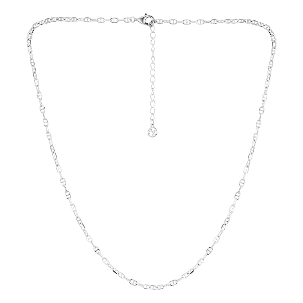 Argento Silver Mini Marinier Chain Necklace
