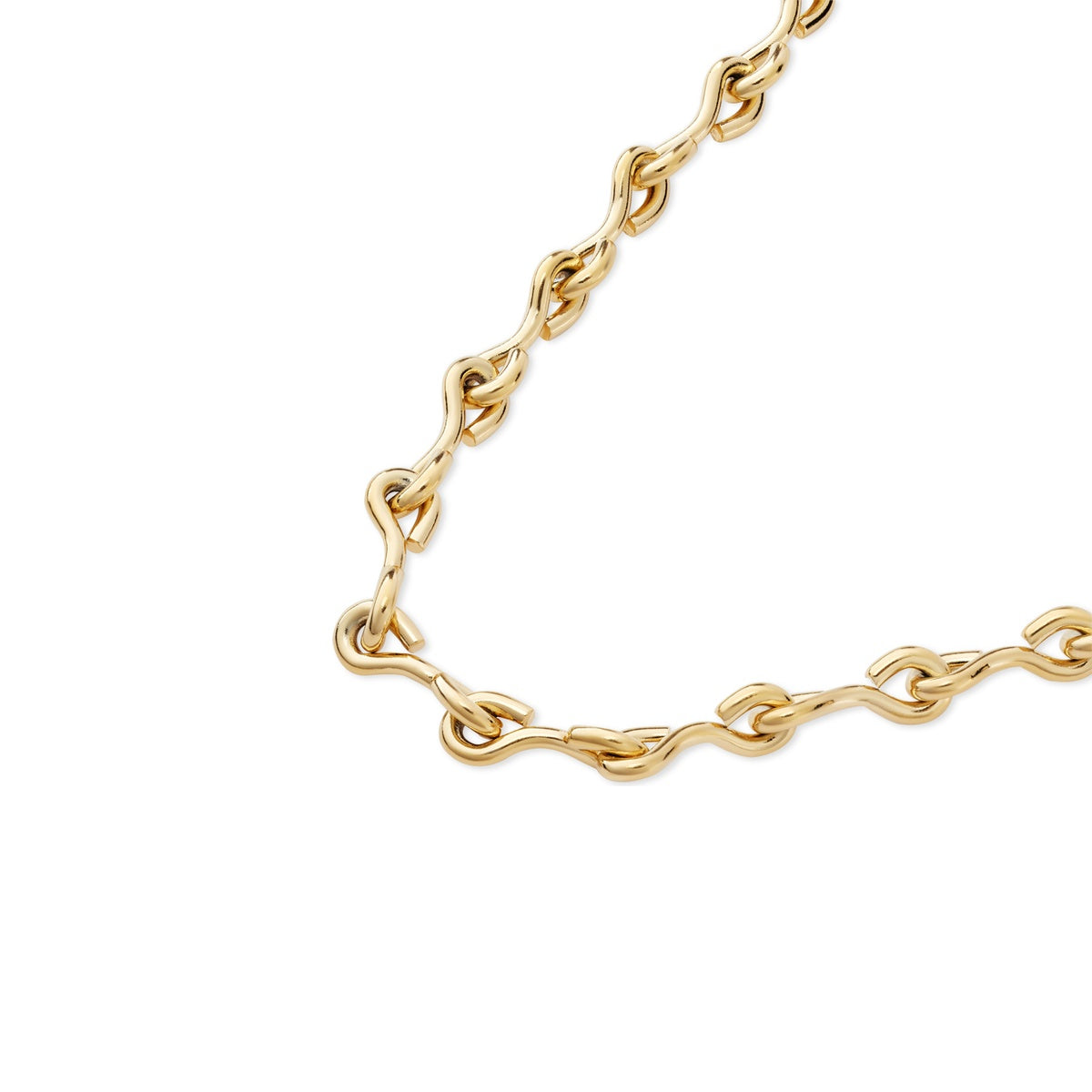 Over & Over Gold Stainless Steel Infinity Chain Necklace