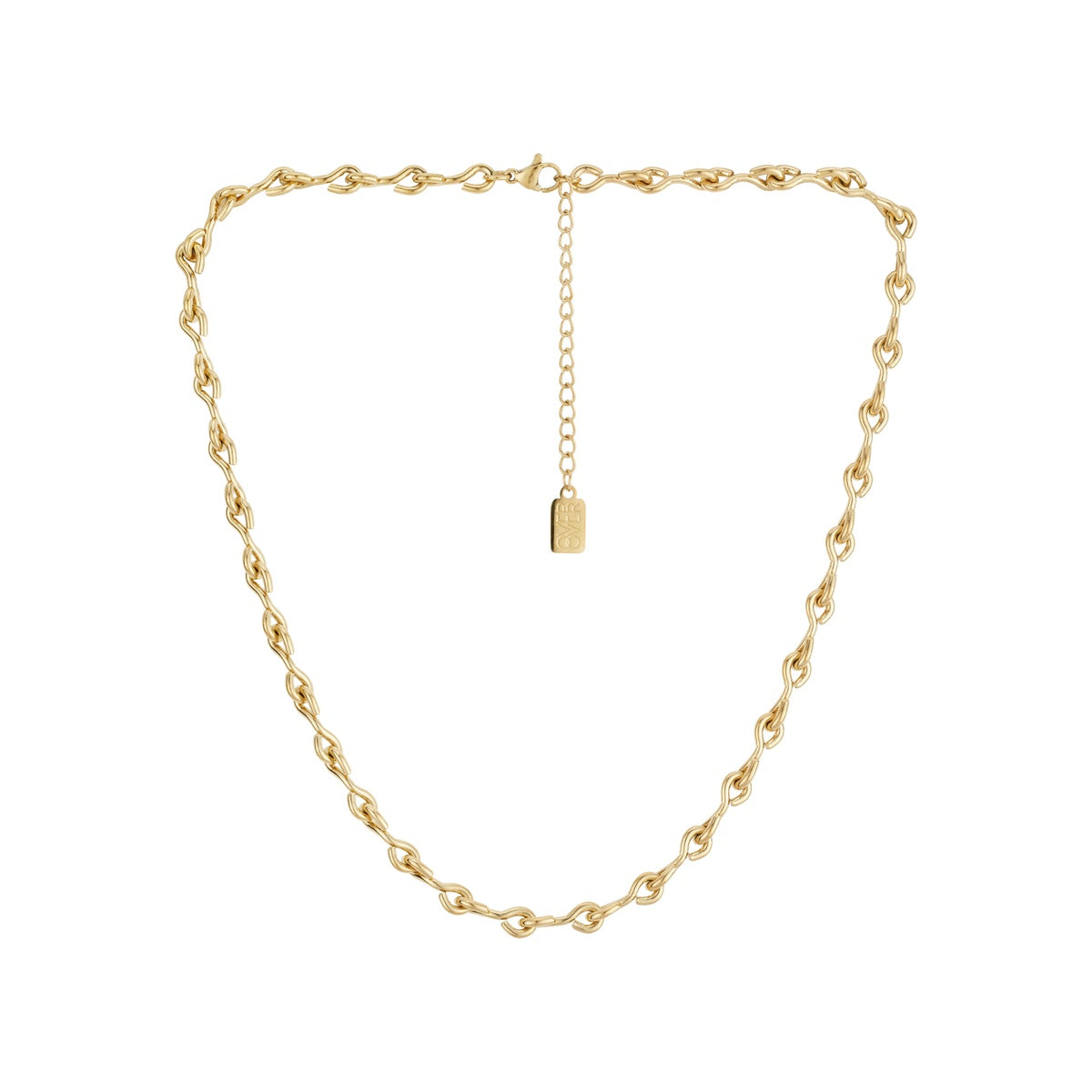 Over & Over Gold Stainless Steel Infinity Chain Necklace