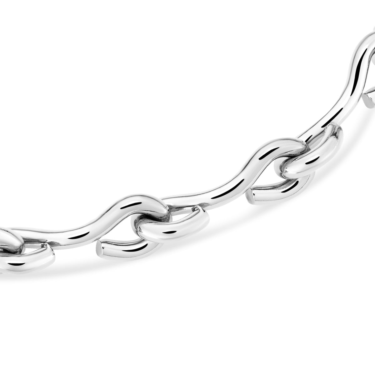 Over & Over Silver Infinity Chain Bracelet