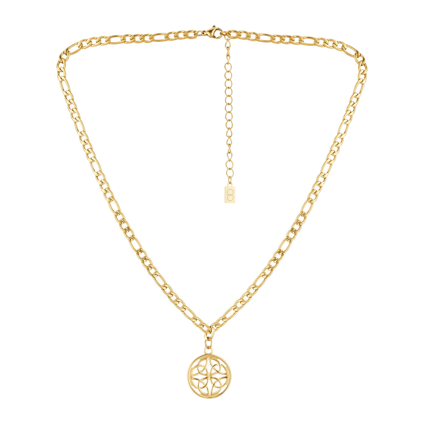 Over & Over Gold Stainless Steel 14k Celtic Knot Necklace