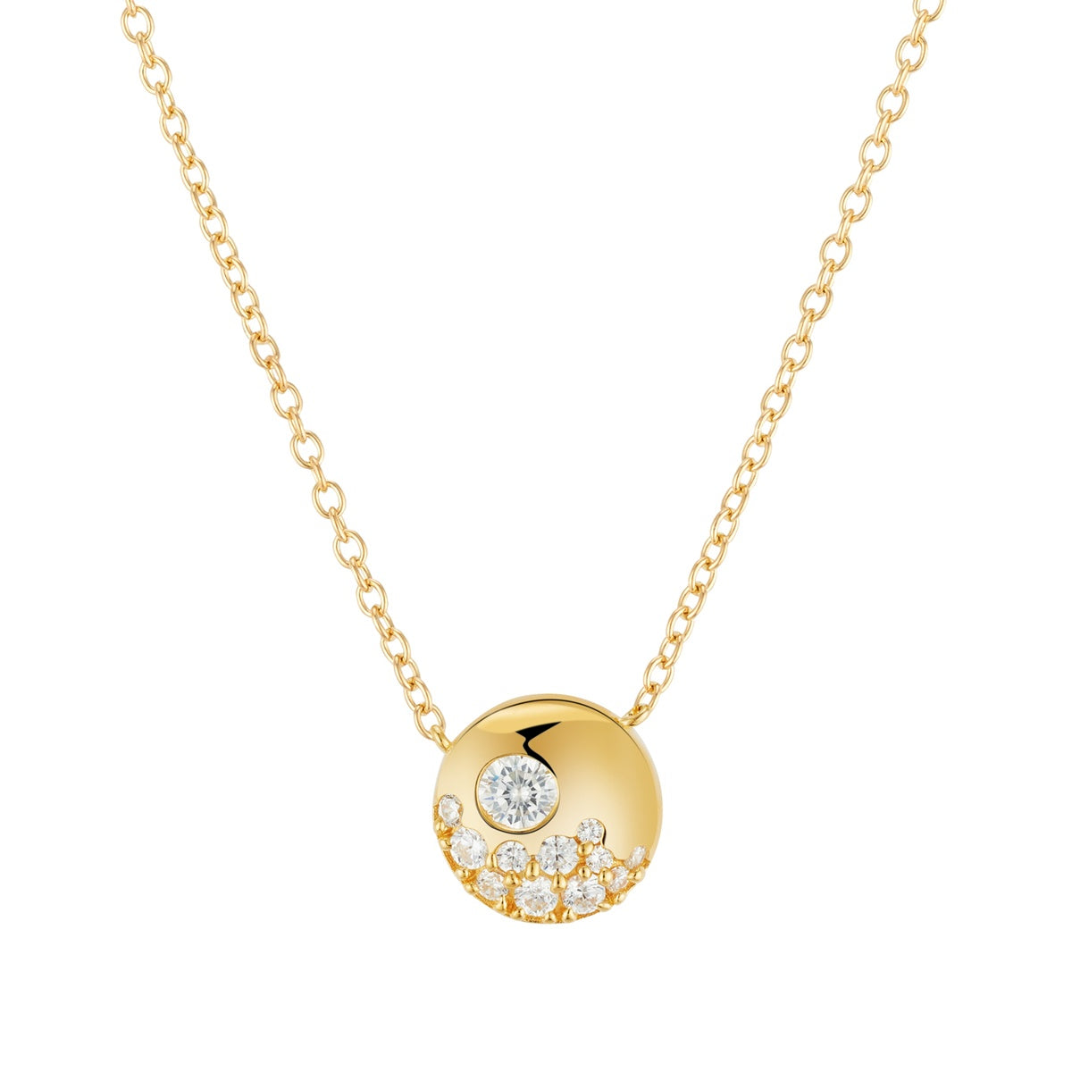 Argento Gold Pavé CZ Luxe Necklace
