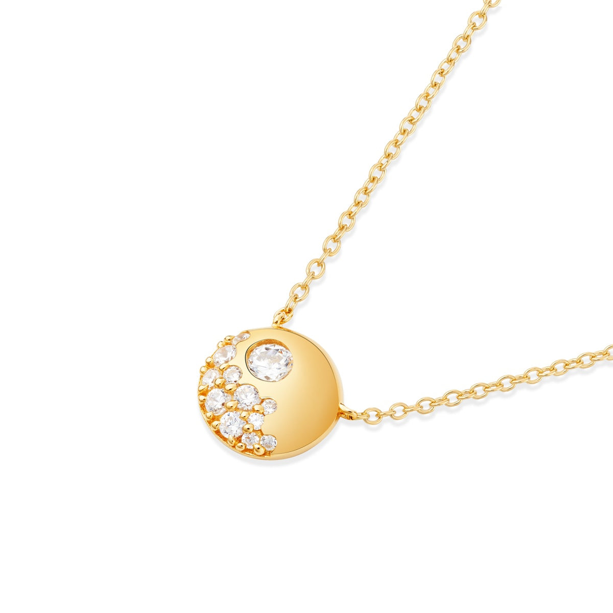 Argento Gold Pavé CZ Luxe Necklace