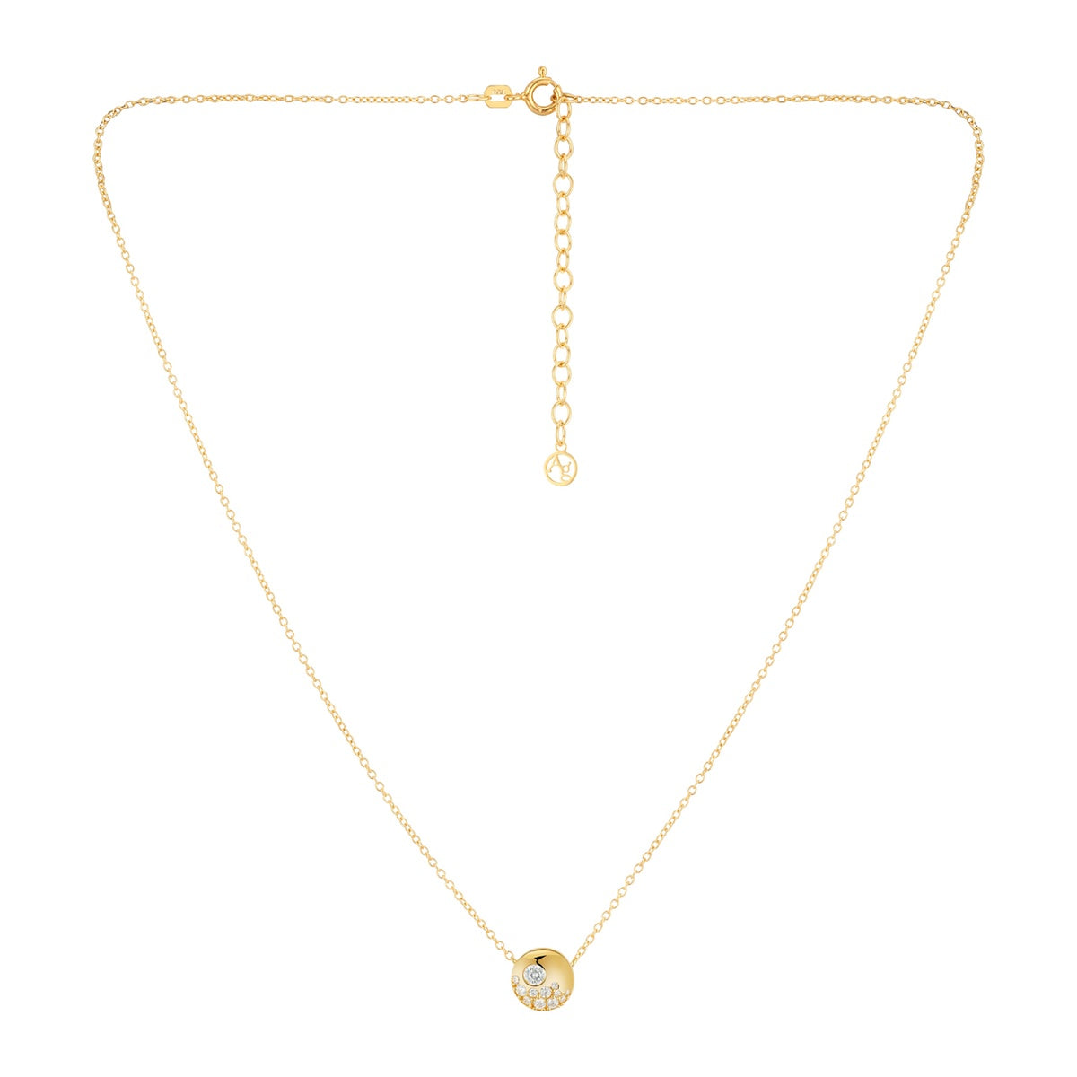 Argento Gold Pavé CZ Luxe Necklace