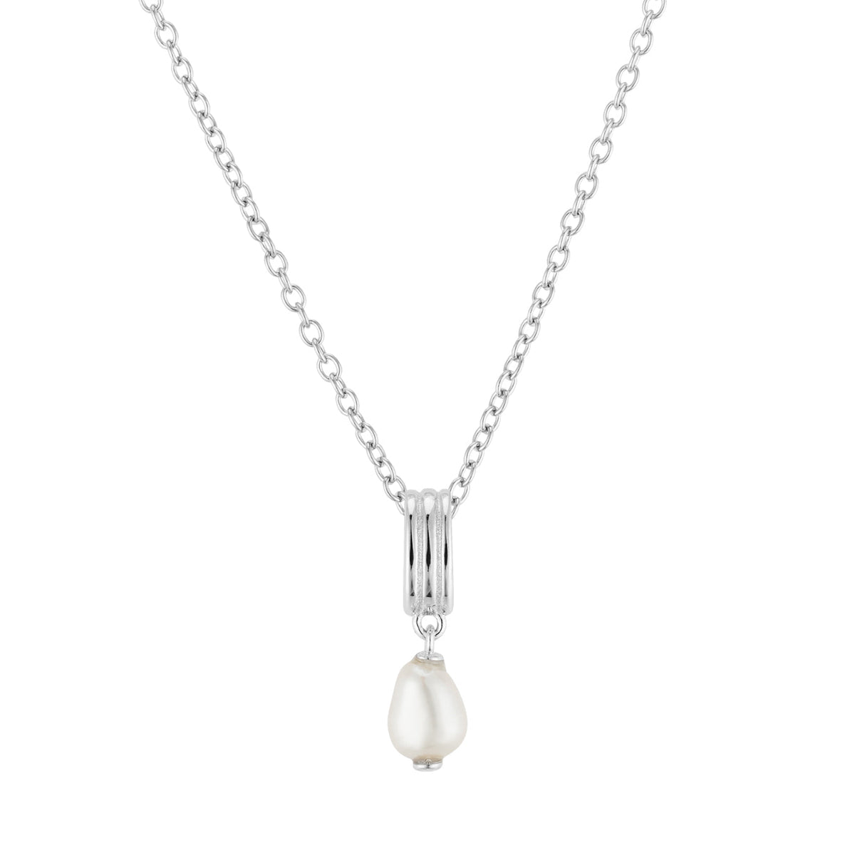 Argento Silver Baroque Freshwater Pearl Rib Gift Set
