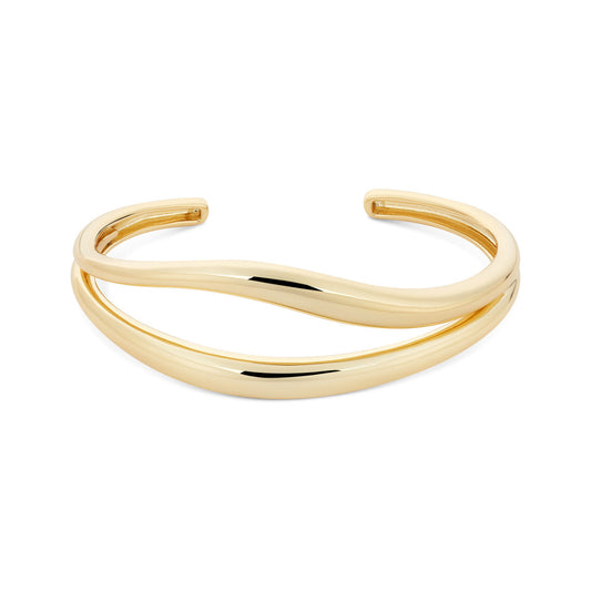 August Woods Gold Double Organic Bangle