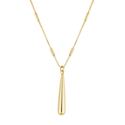 August Woods Gold Droplet Necklace
