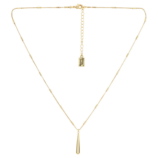 August Woods Gold Droplet Necklace