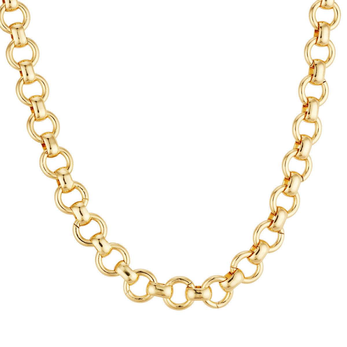 August Woods Gold Clasp Cable Chain Necklace