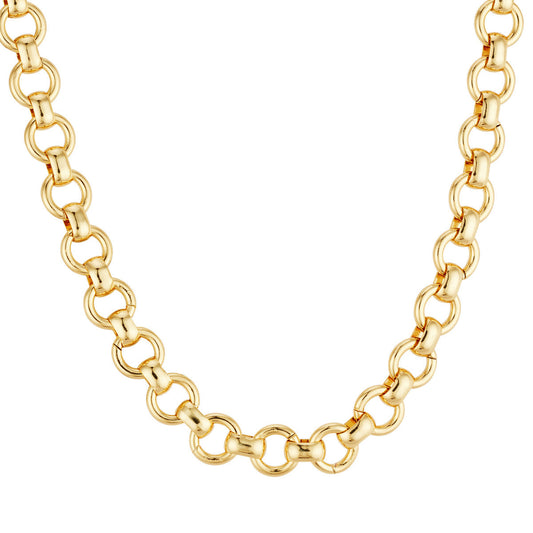 August Woods Gold Clasp Cable Chain Necklace