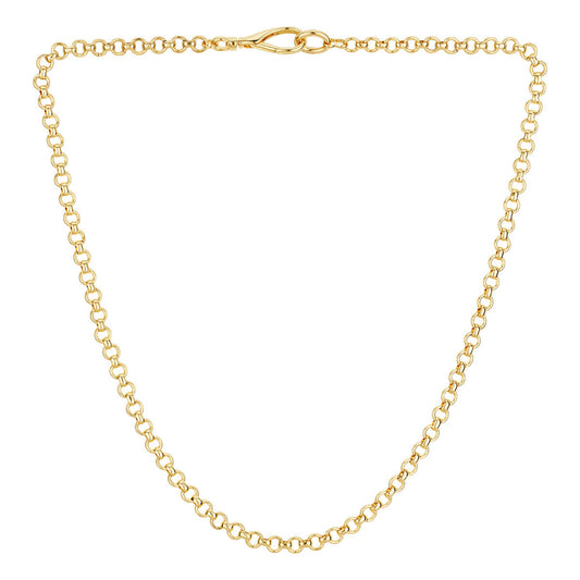 August Woods Gold Clasp Cable Chain Necklace