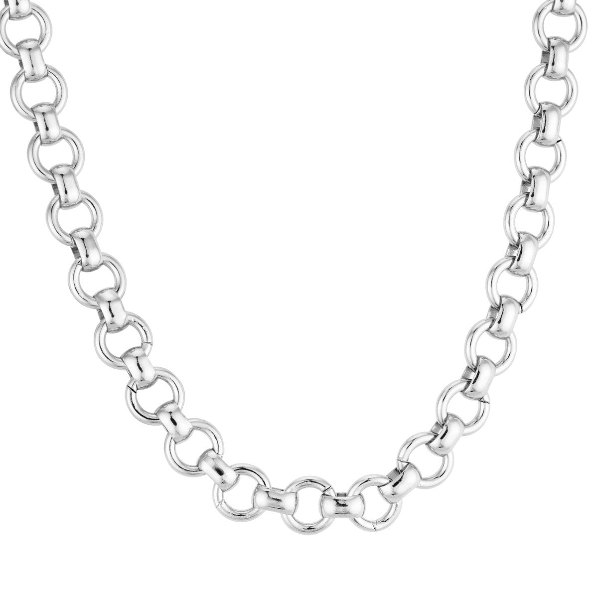 August Woods Silver Clasp Cable Chain Necklace