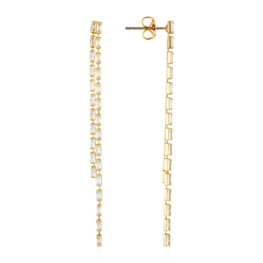 August Woods Gold Waterfall Earrings