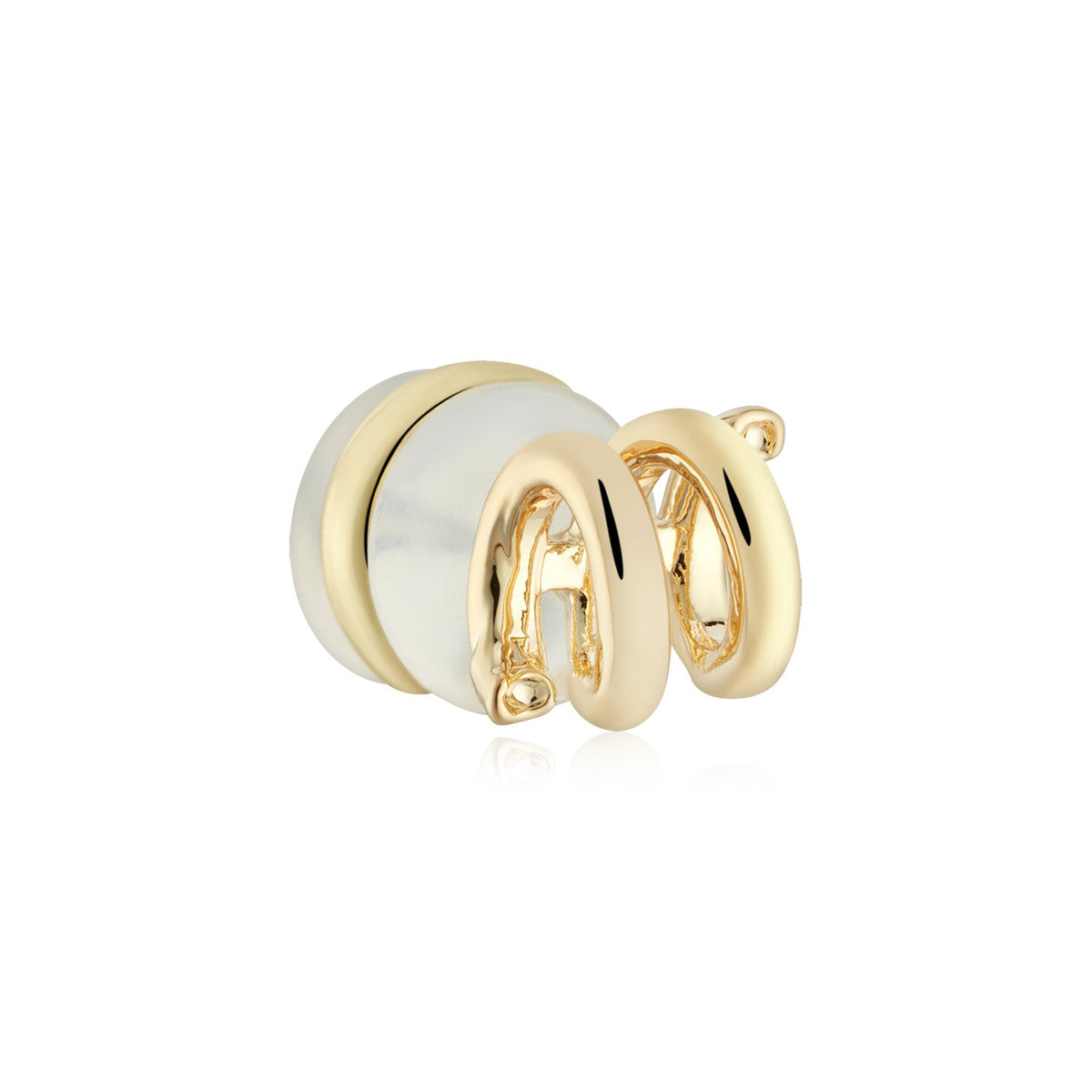 August Woods Gold Nugget Stud Earrings