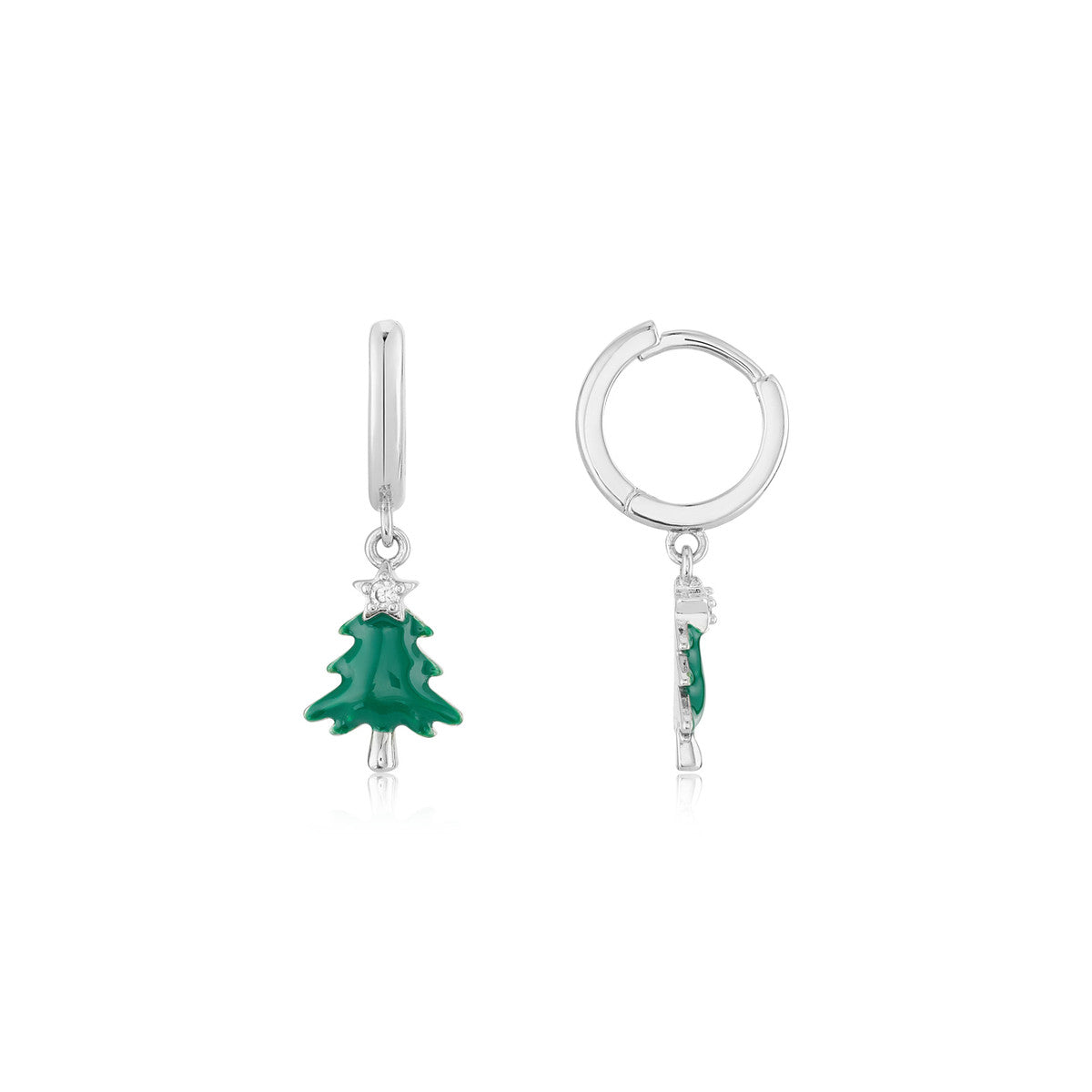 August Woods Silver Christmas Earrings 3 Pack on Card