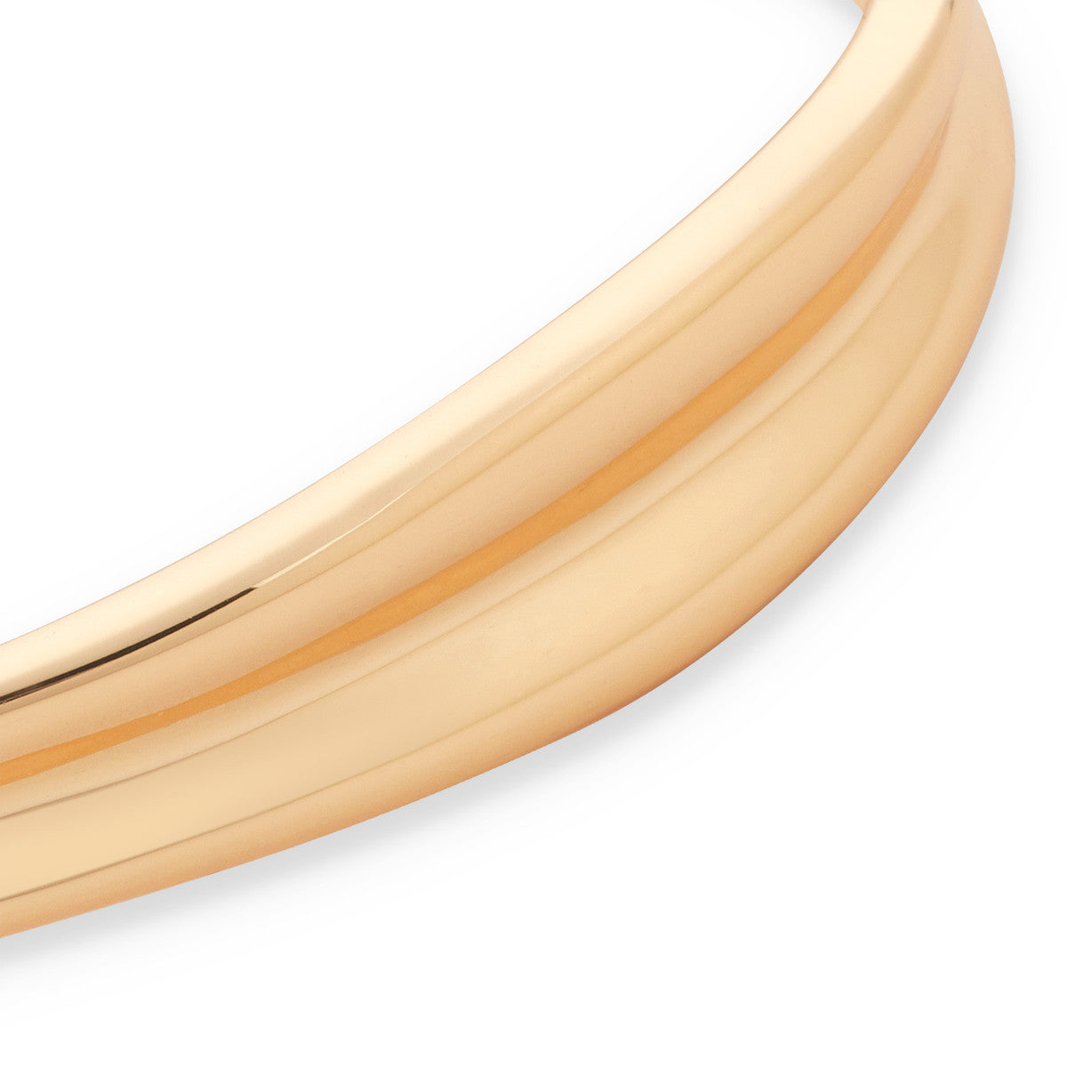 August Woods Gold Molten Open Bangle