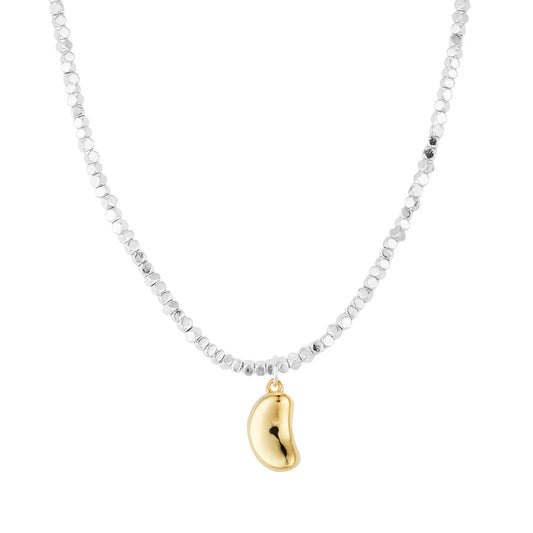 August Woods Two-Tone Teardrop Necklace