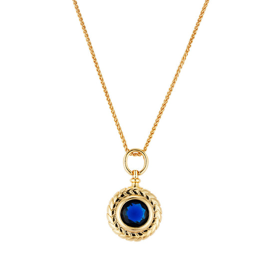 August Woods Gold CZ Bezel Necklace