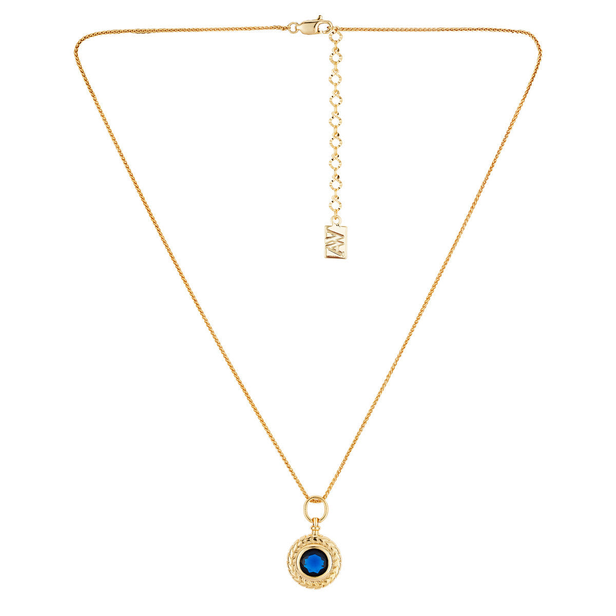 August Woods Gold CZ Bezel Necklace