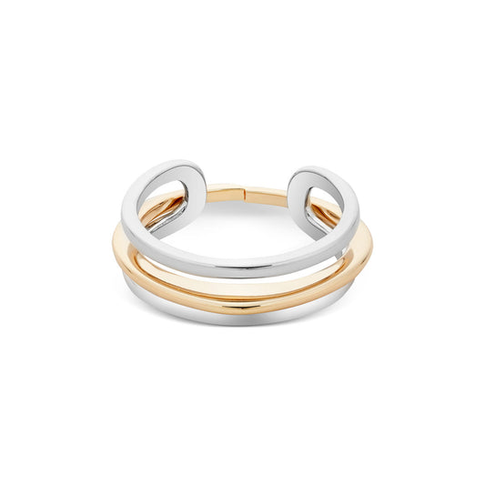 August Woods Two-Tone Stacked Band Ring