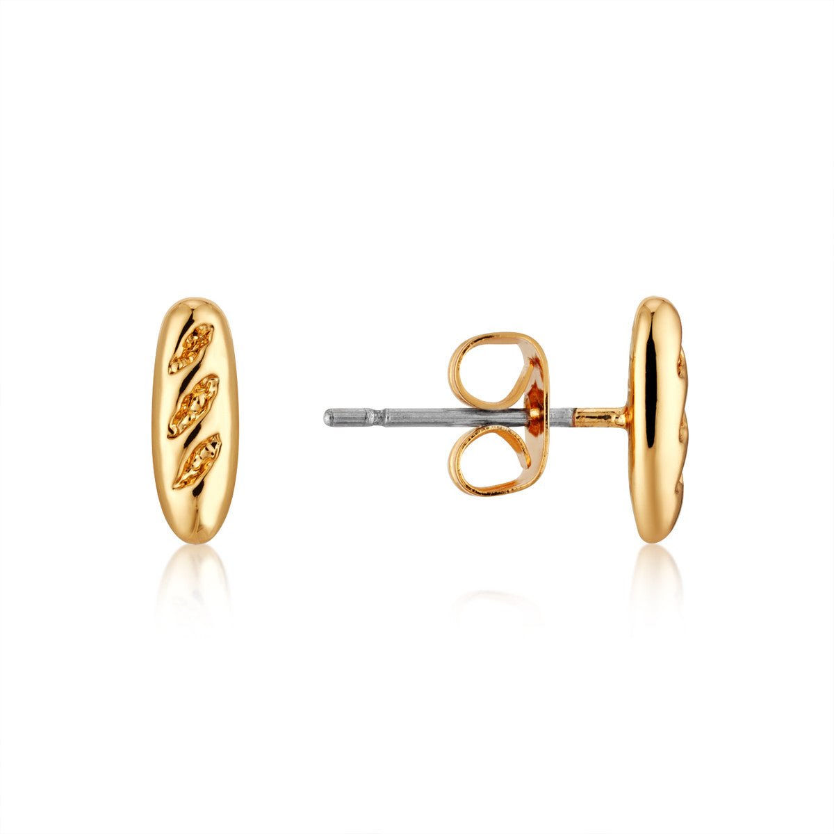 August Woods Gold Mini Bread Earring Pack