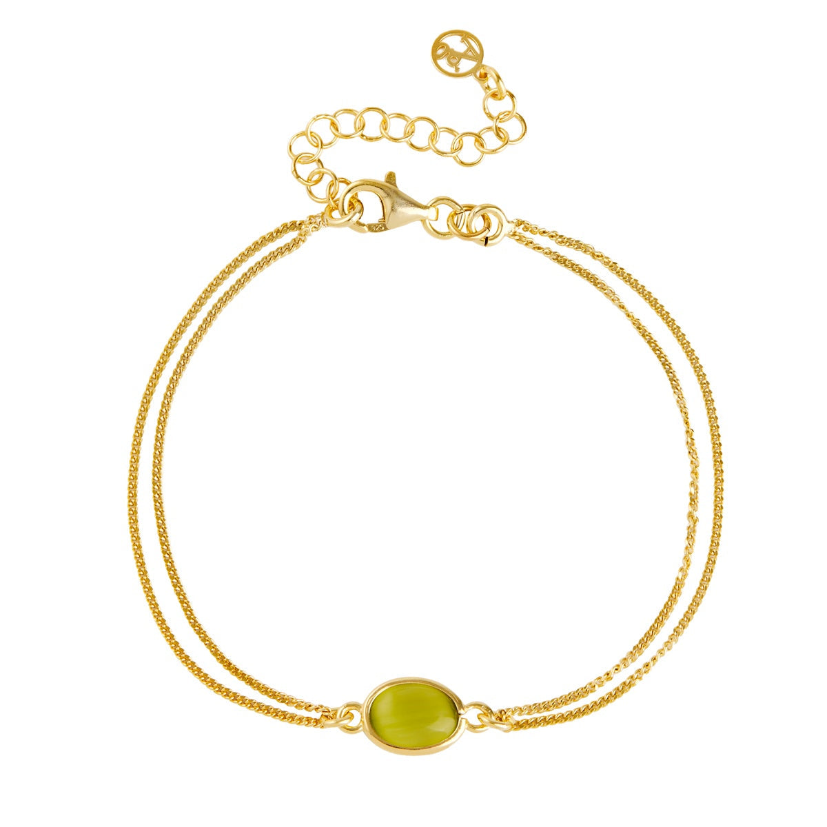 Argento Gold Peridot Chain Gift Set