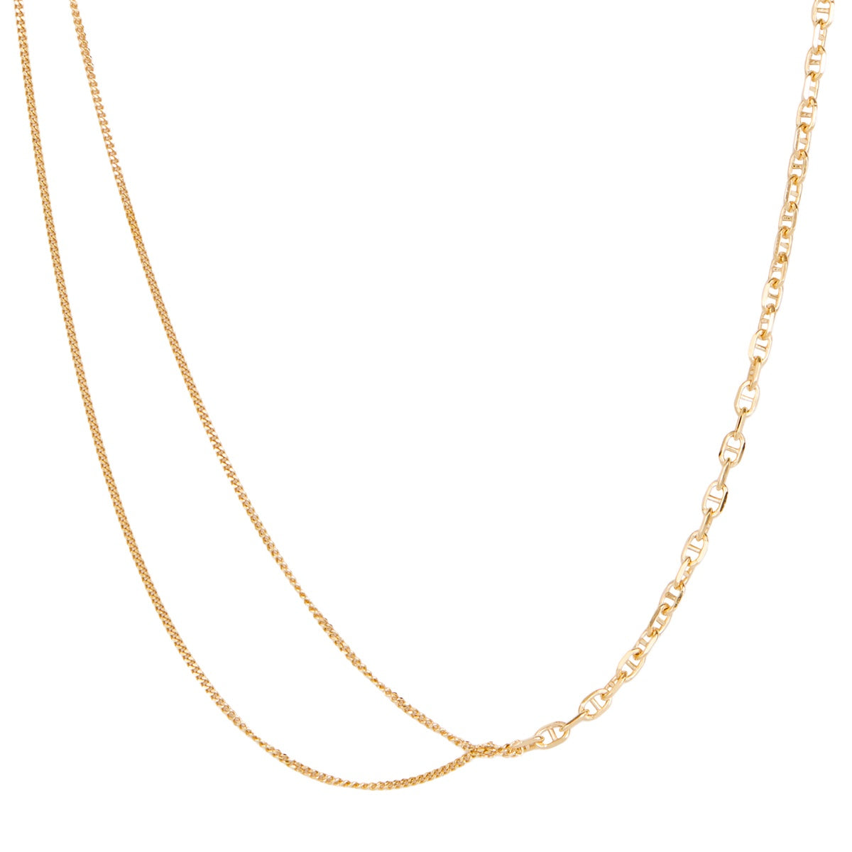 Argento Gold Double Chain Necklace