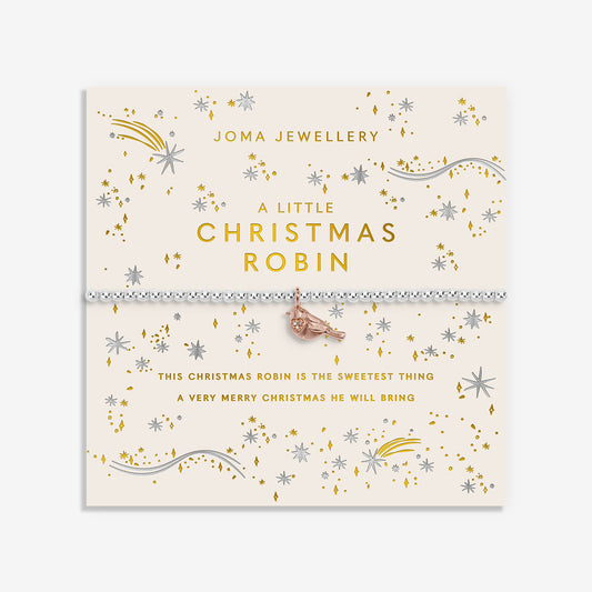 Joma Christmas A Little Christmas Robin Bracelet
