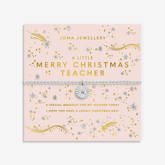 Joma Christmas A Little Merry Christmas Teacher Bracelet
