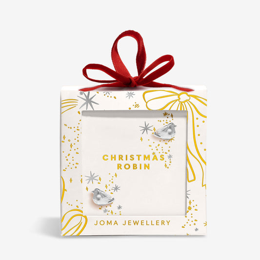 Joma Earring Bauble Christmas Robin Earrings