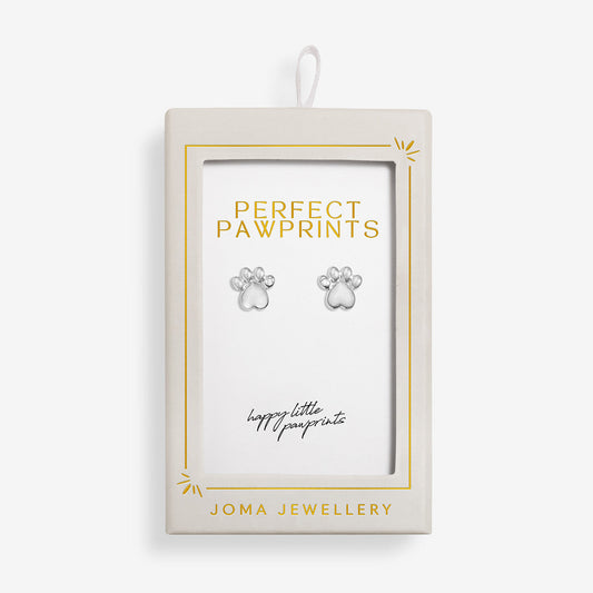 Joma Moments To Shine Perfect Paw Print Earrings