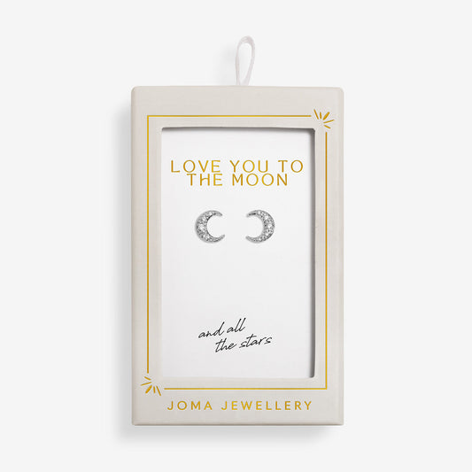 Joma Moments To Shine Love You To The Moon Earrings