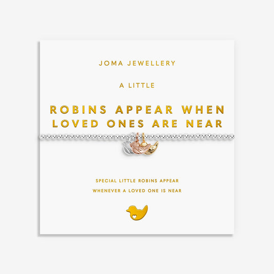 Joma A Little Charmed Moments Robins Appear When Loved Ones Are Near Bracelet