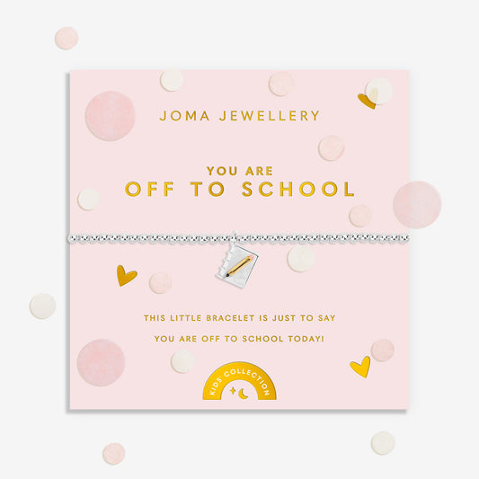 Joma Kids' Confetti A Little You Are Off To School Bracelet