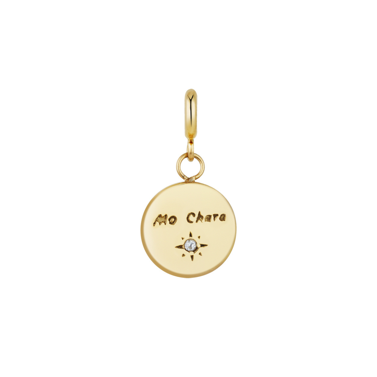 Over & Over Gold 14k Stainless Mo Chara Charm