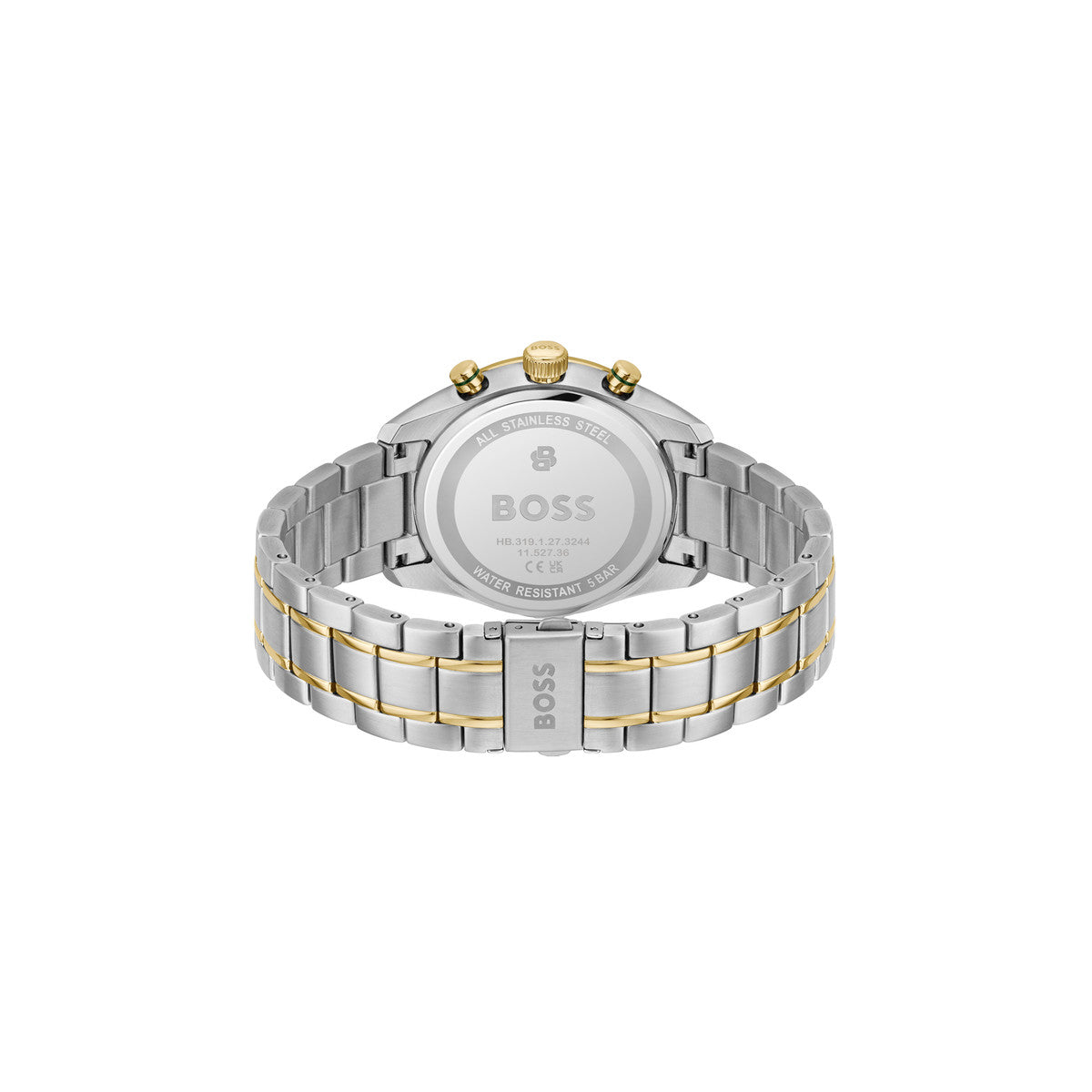 Boss Two-Tone Grand Prix Green Dial Watch