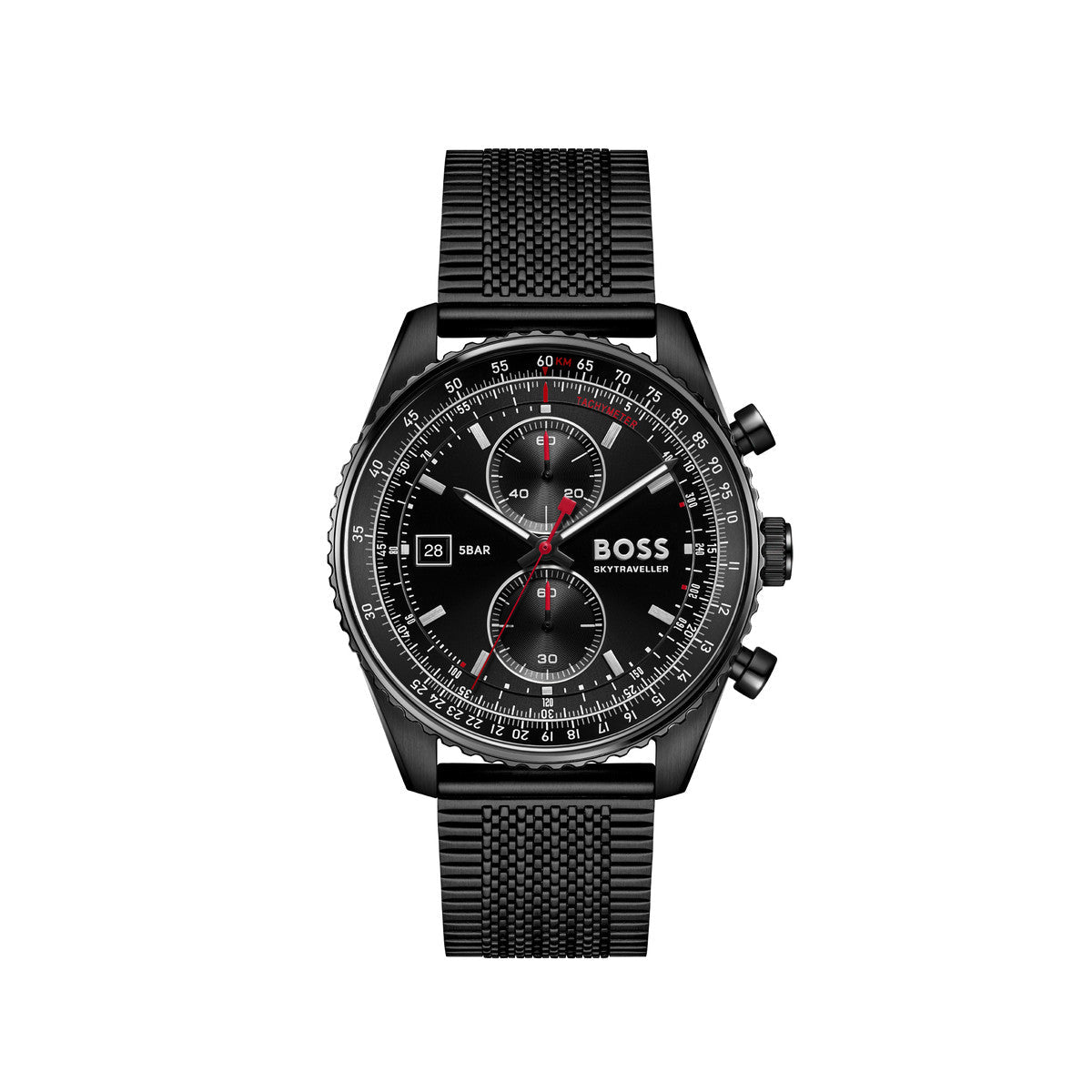 Boss Black Sky Traveller Pro Black Dial Watch