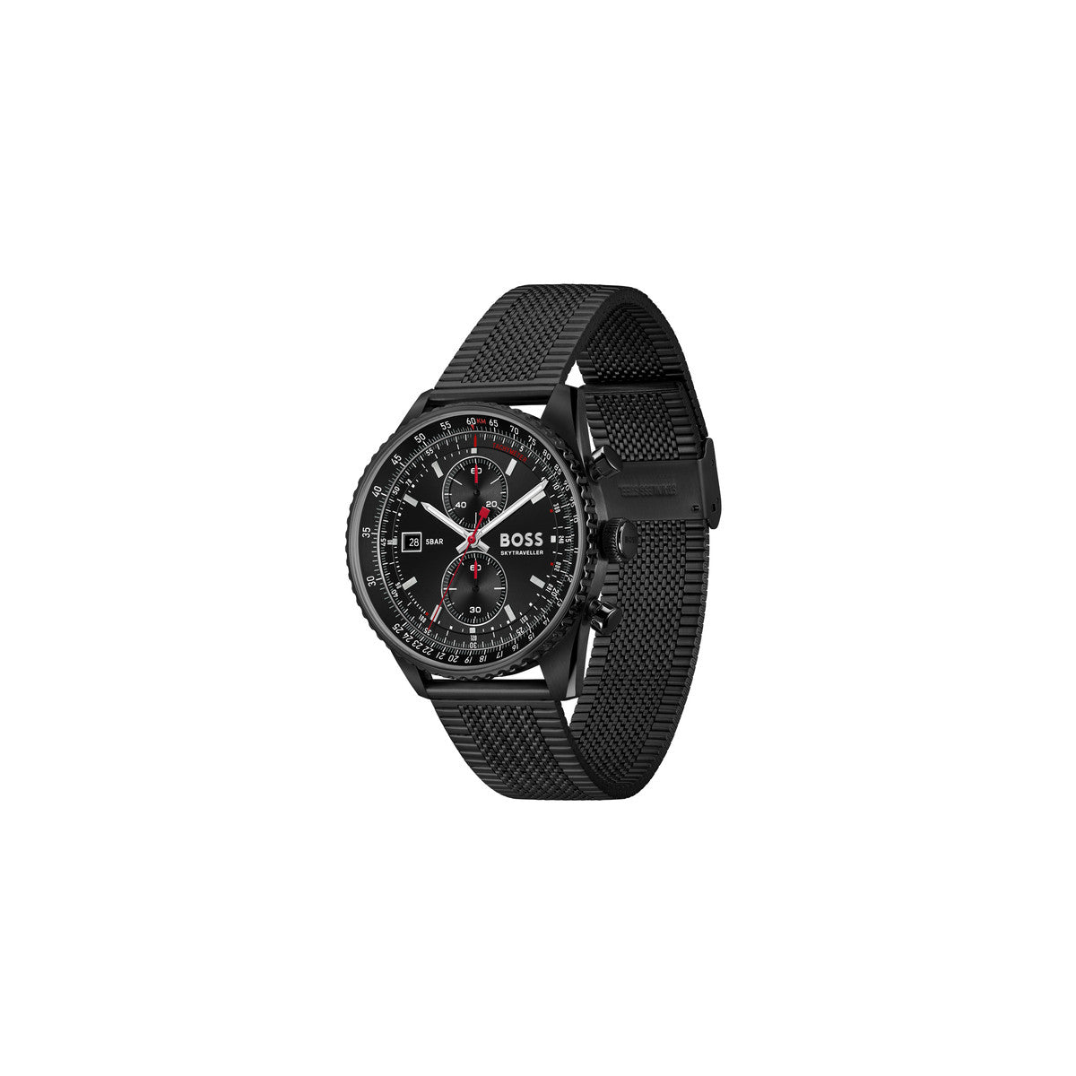 Boss Black Sky Traveller Pro Black Dial Watch